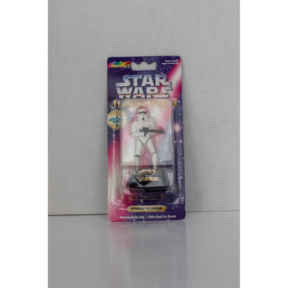 RoseArt Star Wars Stormtrooper Figurine Stamper Vintage 1997 New Item 1676